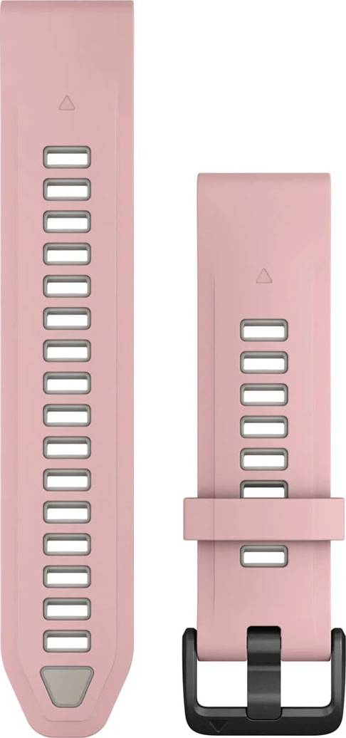 Garmin Quickfit Watch Bands Dust Rose/fog Gray Silicone Garmin