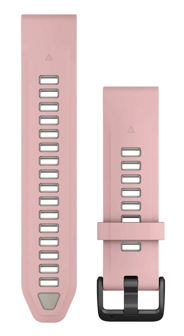 Garmin Quickfit Watch Bands 20mm Dust Rose/fog Gray Silicone Garmin