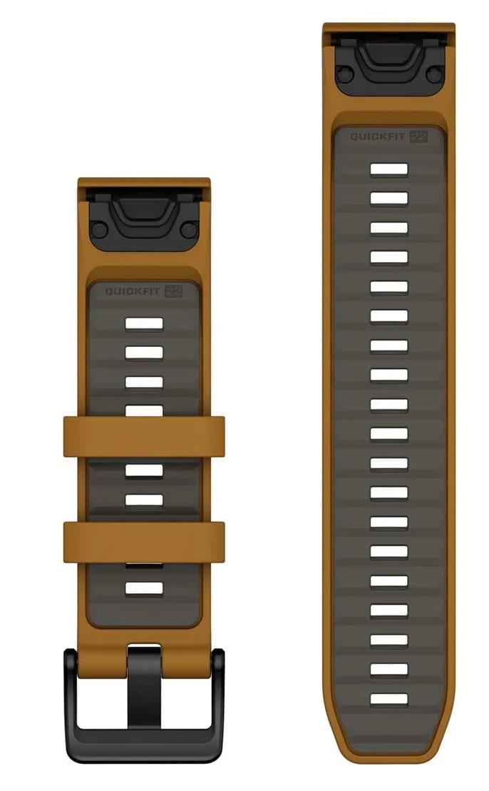 Garmin Quickfit Watch Bands Autumn/pebble Gray Silicone Garmin Garmin Quickfit Watch Bands Autumn/pebble Gray Silicone Garmin