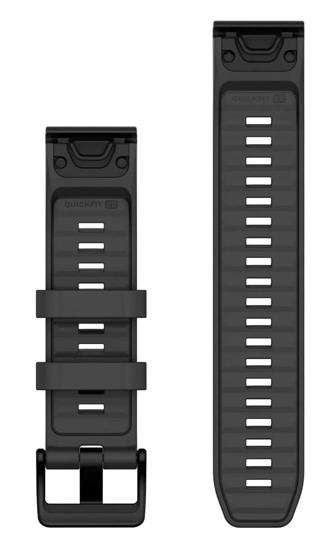 Garmin Quickfit Watch Bands Graphite Silicone Garmin Garmin Quickfit Watch Bands Graphite Silicone Garmin