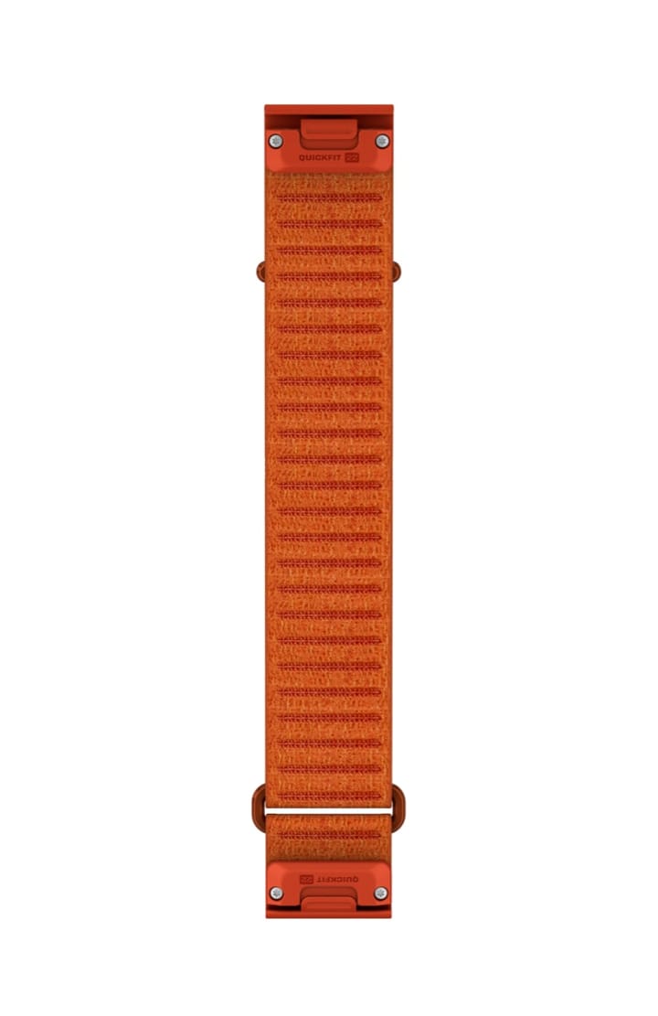 Garmin Quickfit - Comfortfit Fabric, 22mm, Long Autumn Orange Garmin