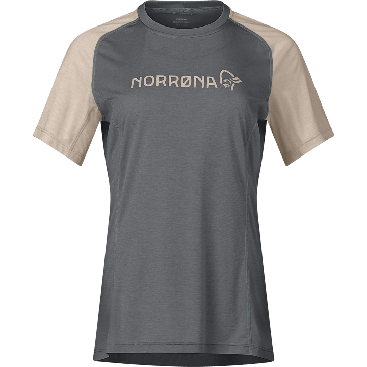 Norrøna Women's Fjørå Equaliser Lightweight T-Shirt Beluga/winter Twig Norrøna