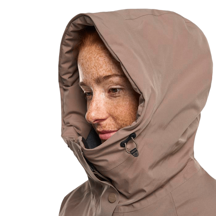 Tenson Women's Vision Storm Jacket Brown Tenson