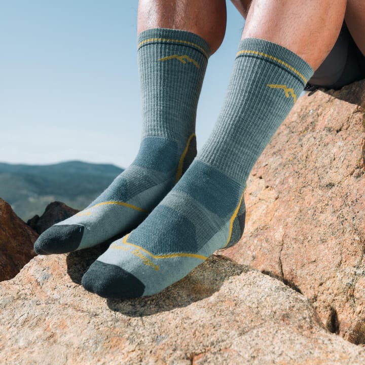 Darn Tough Men's Light Hiker Boot Lightweight Hiking Socks Seafoam Darn Tough