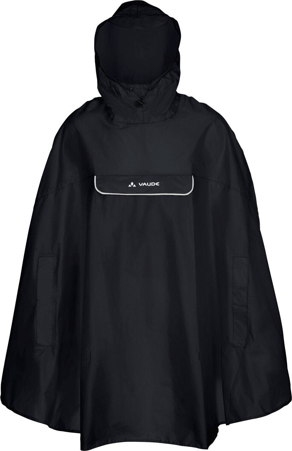 VAUDE Unisex Valdipino Rain Poncho Black