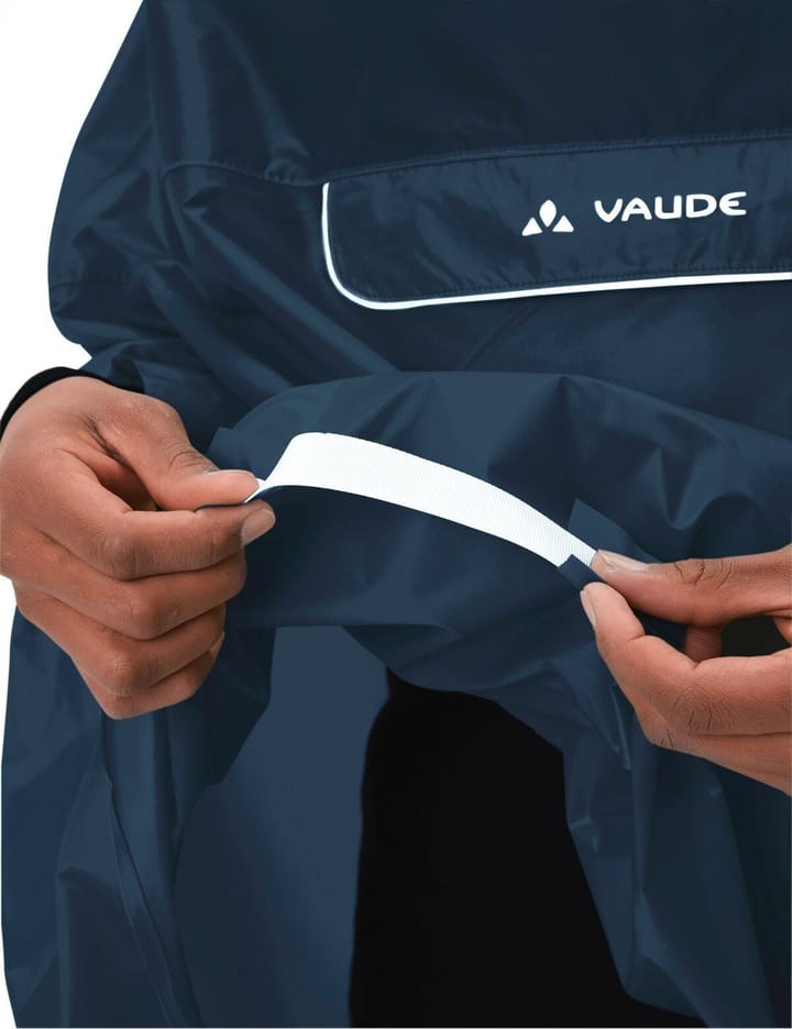 VAUDE Unisex Valdipino Rain Poncho Dark Sea Uni VAUDE