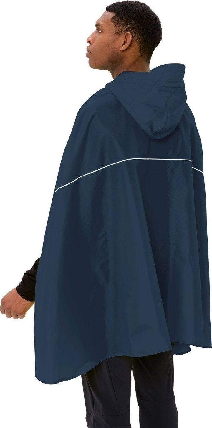 VAUDE Unisex Valdipino Rain Poncho Dark Sea Uni VAUDE