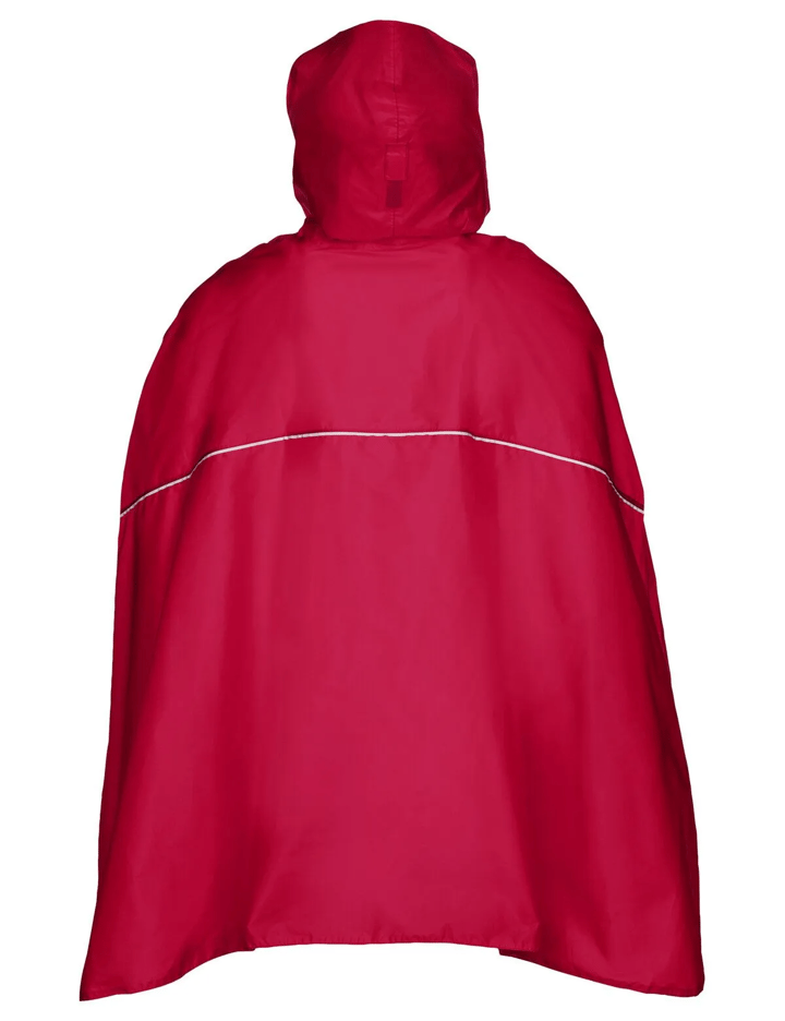 VAUDE Unisex Valdipino Rain Poncho Red Uni VAUDE