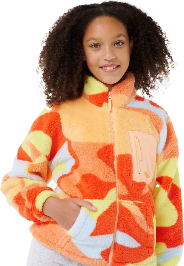 Rip Curl Juniors' High Tide Polar Fleece Bright Red Rip Curl
