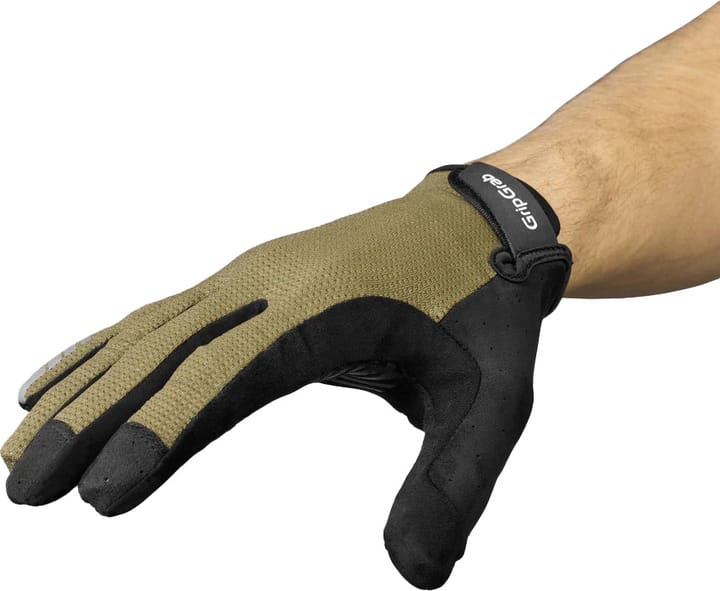 Gripgrab Explr Padded Full Finger Summer Gloves Olive Green Gripgrab