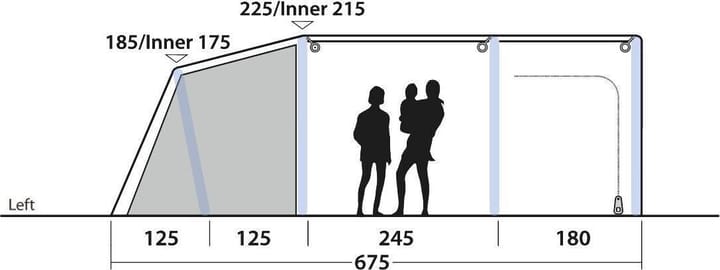 Outwell Iowa 6 Air Green Outwell