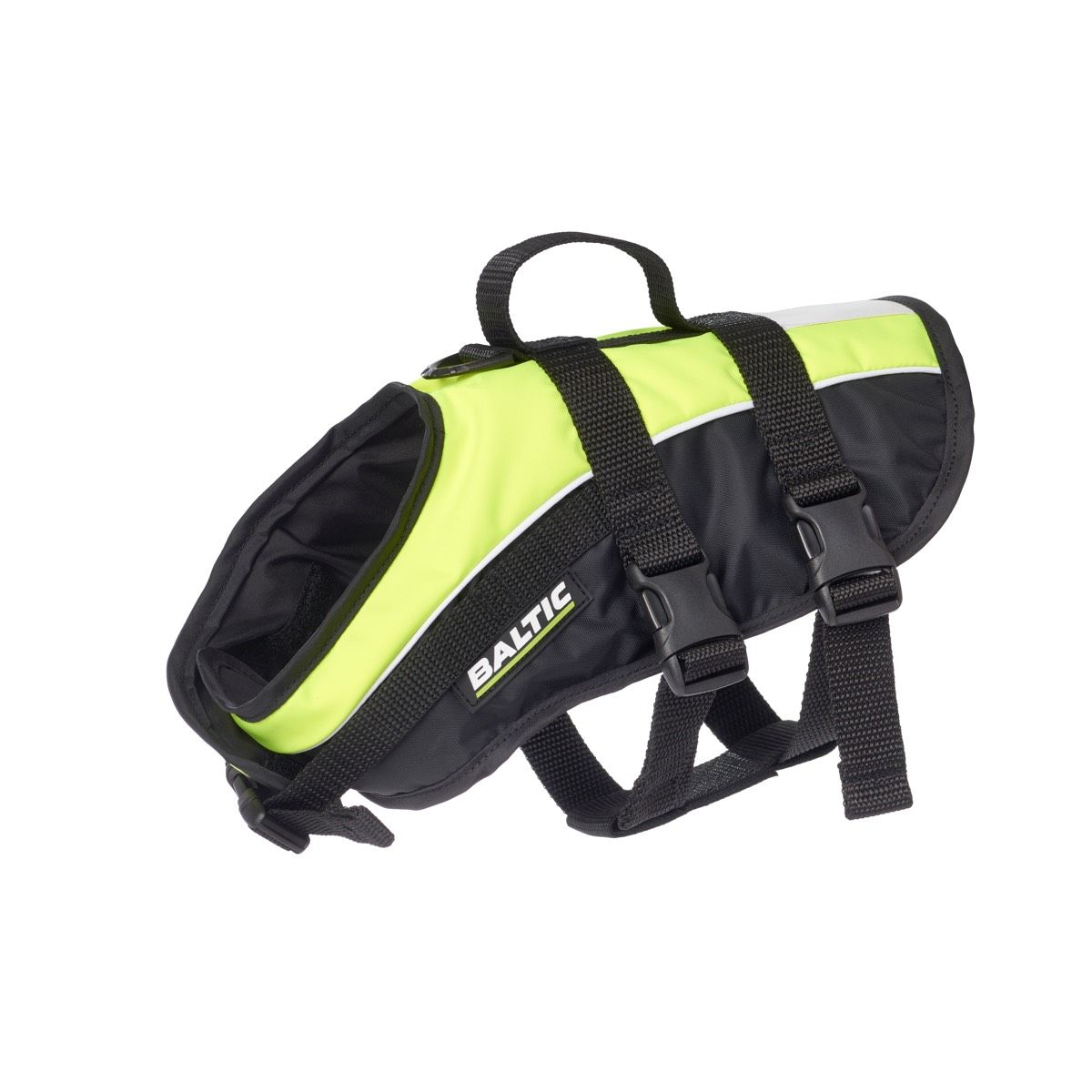 Baltic Mascot Flytevest til Hund Black/Uv-Yellow 0-3kg