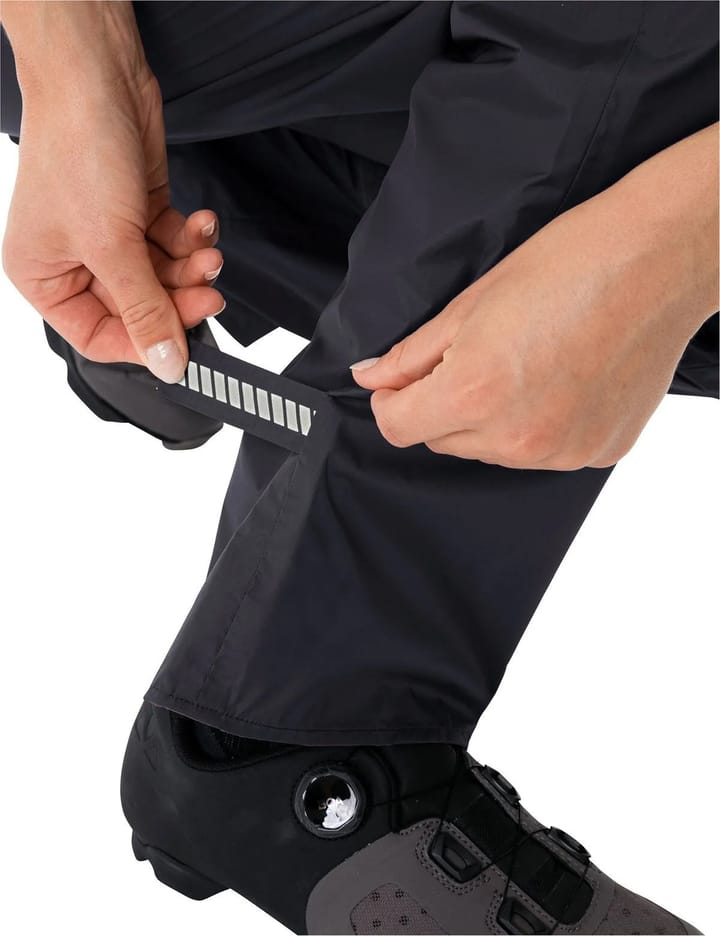 VAUDE Women's Drop II Rain Pants Black/Black VAUDE