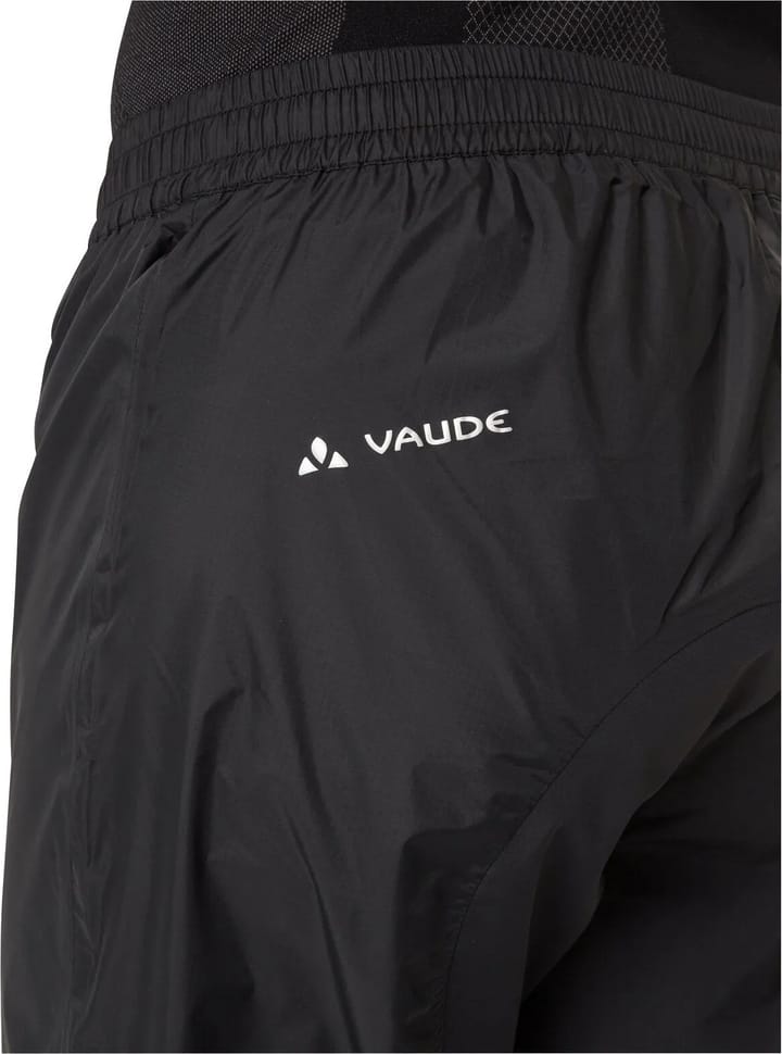 VAUDE Men's Drop II Rain Pants Black/Black VAUDE VAUDE Men's Drop II Rain Pants Black/Black VAUDE