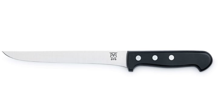 Øyo Budalen Filetkniv Sort Skaft, 17,5cm Øyo