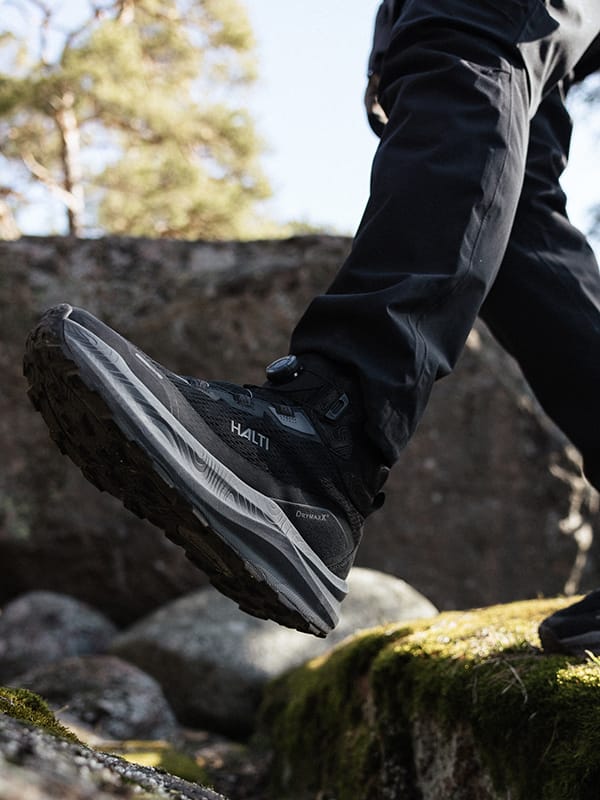 Halti Unisex Rapid Mid Freelock DrymaxX  Black Halti