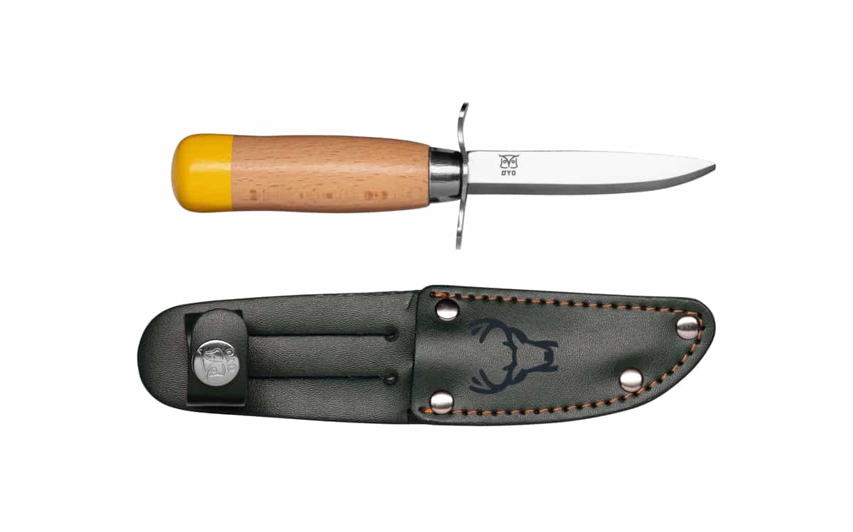 Øyo Scout Knife w. Leather Sheath