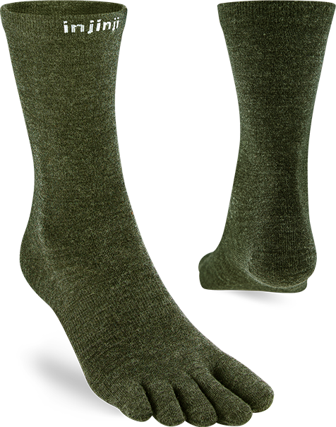 Injinji Liner Crew Gray