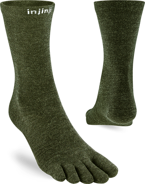 Injinji Liner Crew Wool Forest