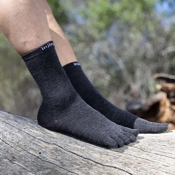 Injinji Liner Crew Wool Slate Injinji