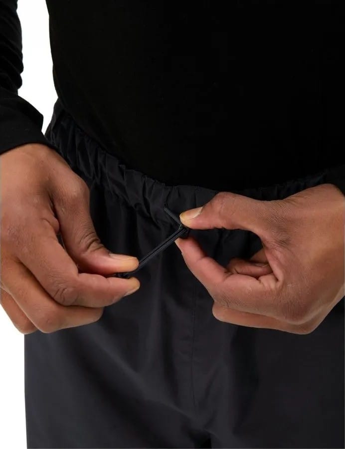 VAUDE Men's Fluid Rain Pants II Black VAUDE VAUDE Men's Fluid Rain Pants II Black VAUDE