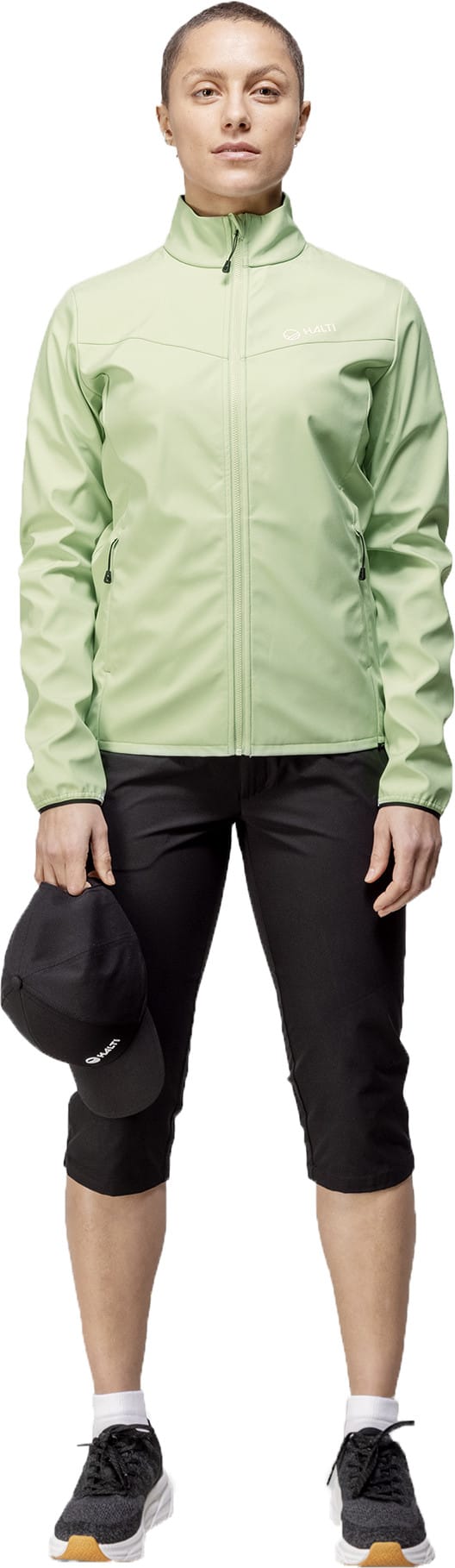 Halti Women's Wedge Softshell Jacket Smoke Green Halti