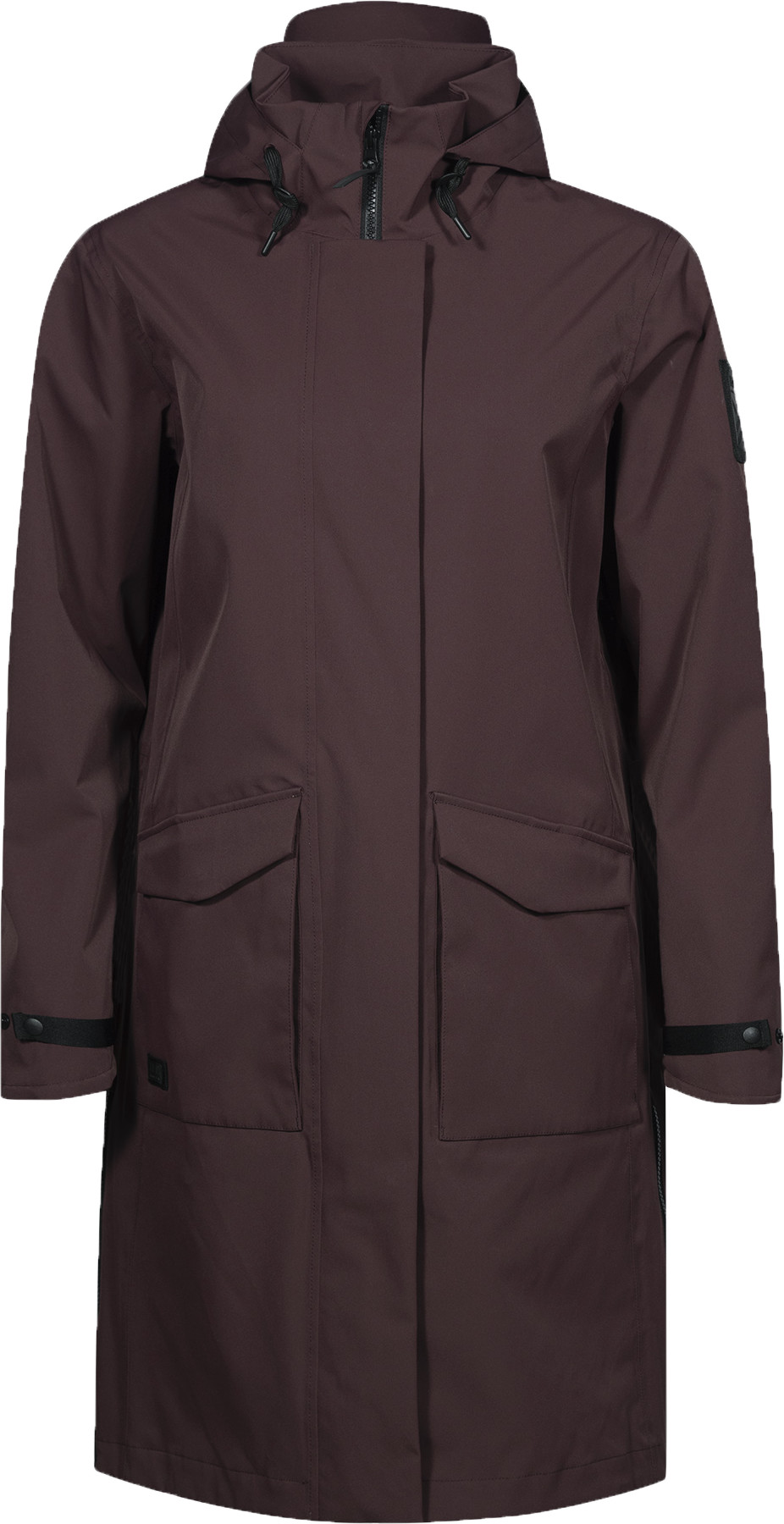 Halti Women's Tokoi II Dx Parka Fudge Maroon Red Syntetfyllda parkas 34