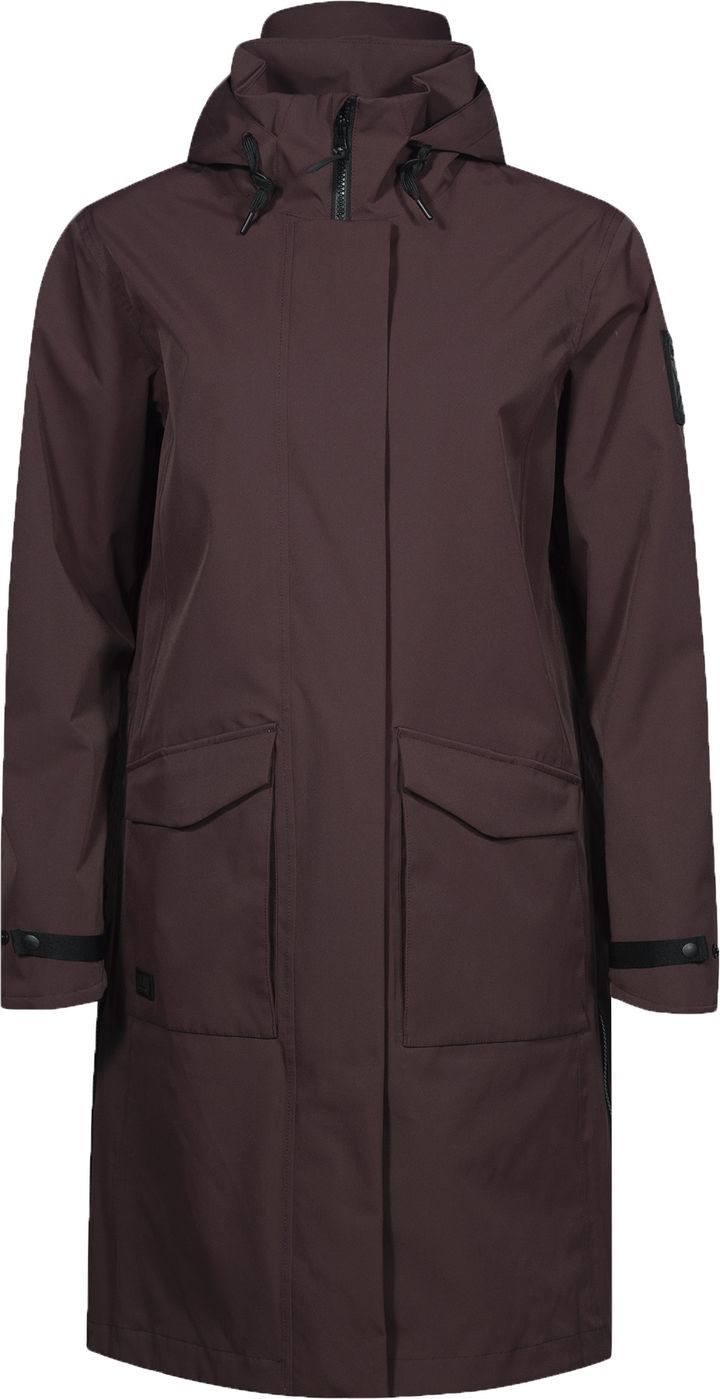 Halti Women's Tokoi II Dx Parka Fudge Maroon Red Halti