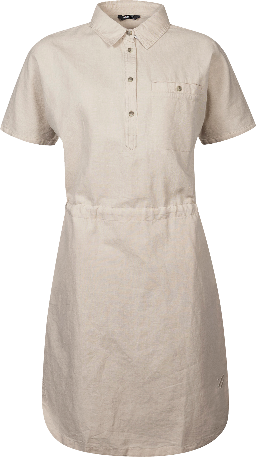 Halti Women's Notsgi Short Sleeve Dress Fossil Beige  38