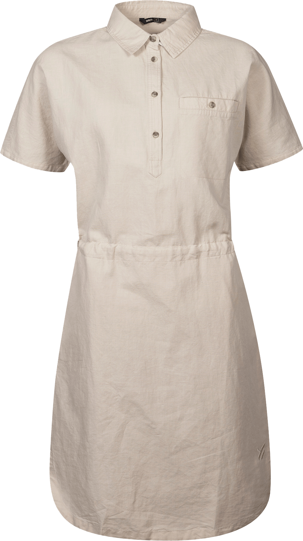 Halti Women's Notsgi Short Sleeve Dress Fossil Beige