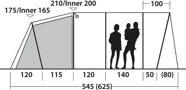 Outwell Denver 5 Green Outwell