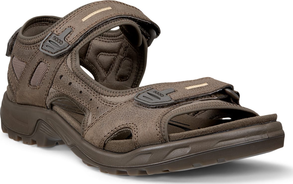 Ecco Men's Yucatan Sandal Dark Clay