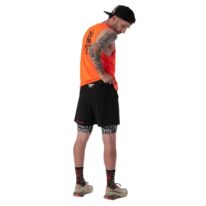 Dynafit Trail 2in1 Shorts M Black Out Overcast/7960 Dynafit