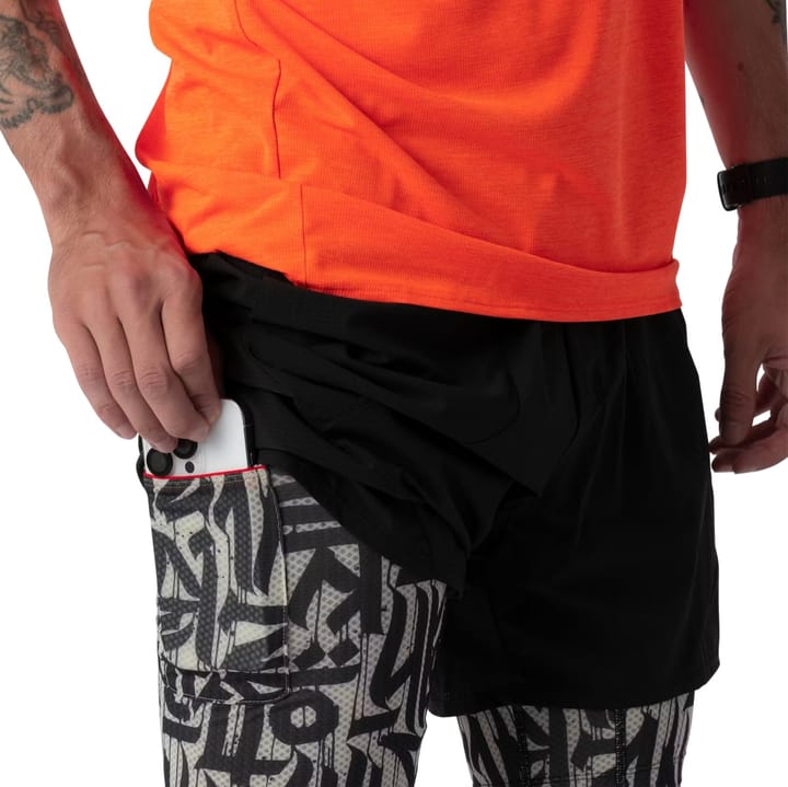 Dynafit Trail 2in1 Shorts M Black Out Overcast/7960 Dynafit