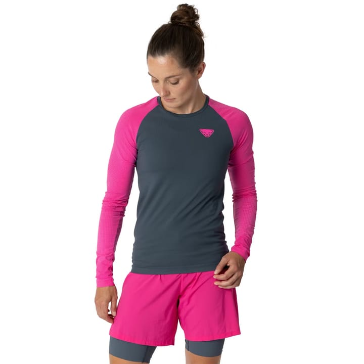 Dynafit Ultra S-Tech L/S Tee W Pink Glo/0720 Dynafit