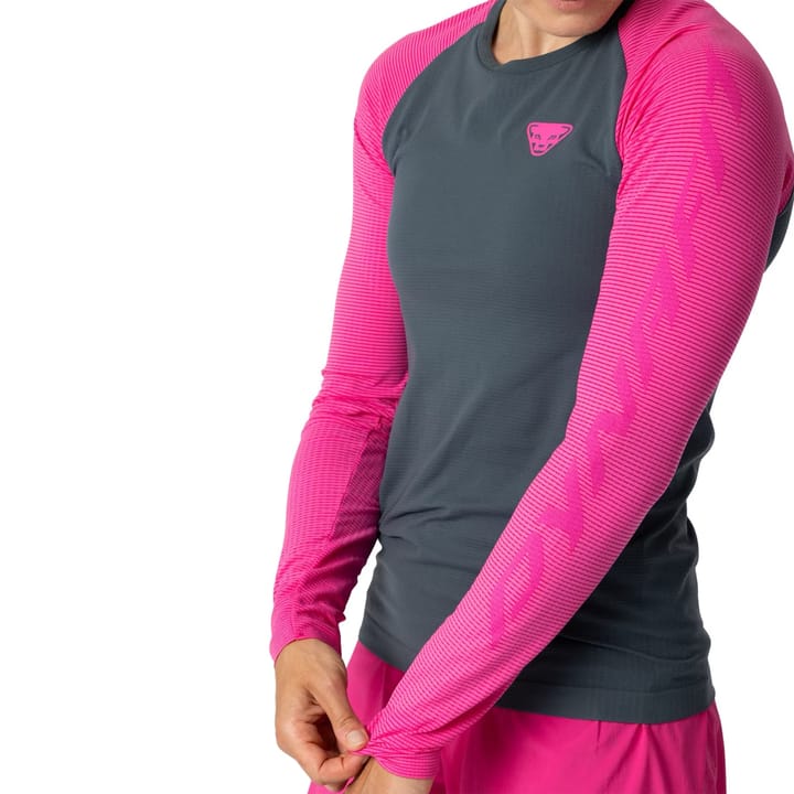 Dynafit Ultra S-Tech L/S Tee W Pink Glo/0720 Dynafit