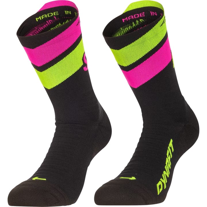 Dynafit Ultra Crew Socks Black Out Ultra Yellow/5a30 Dynafit