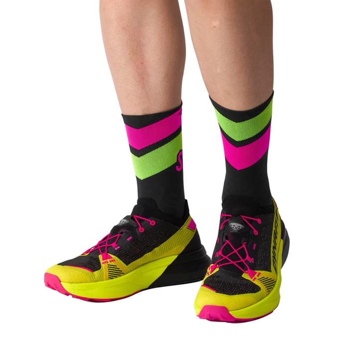 Dynafit Ultra Crew Socks Black Out Ultra Yellow/5a30 Dynafit