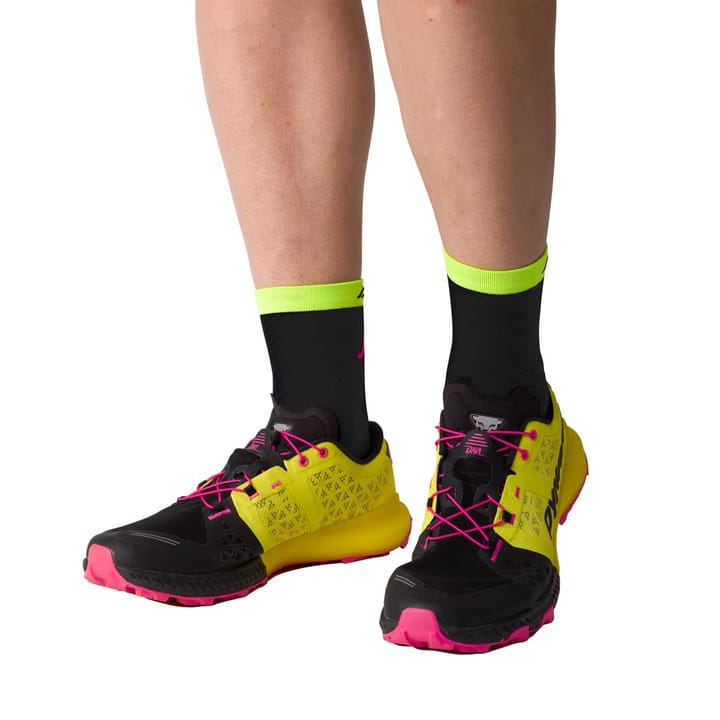 Dynafit Trail Mid Socks Black Out Ultra Yellow/5a30 Dynafit