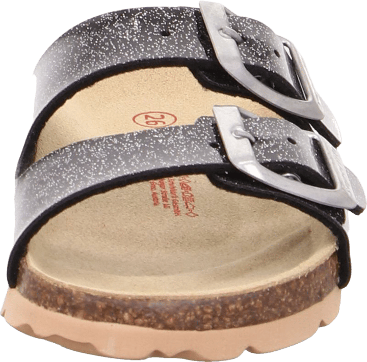 Superfit Kids' Fussbettpantoffel Black Combi Superfit