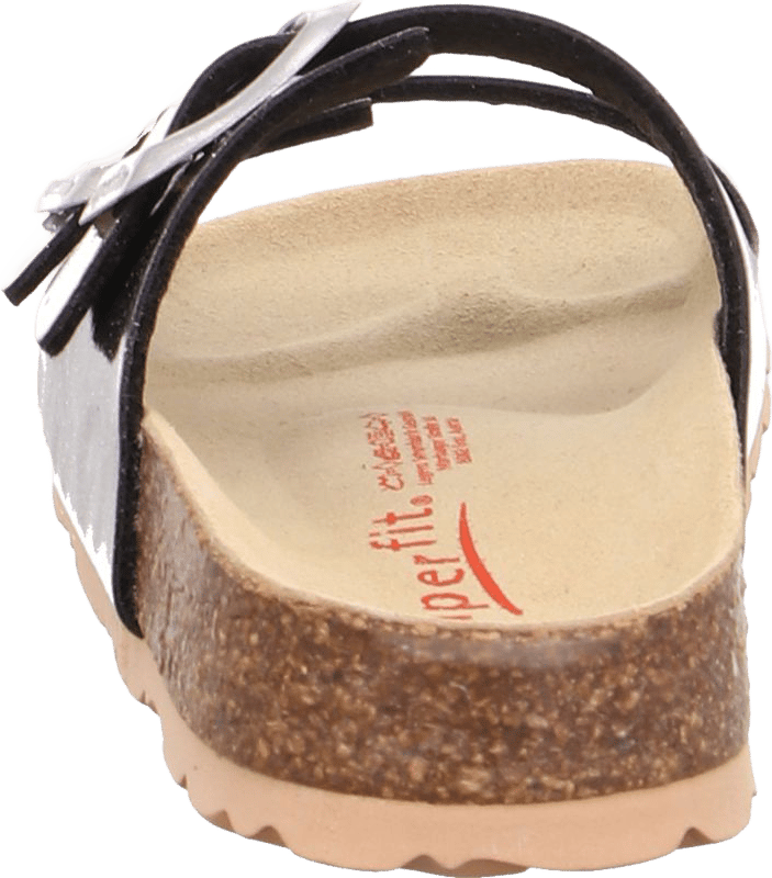 Superfit Kids' Fussbettpantoffel Black Combi Superfit