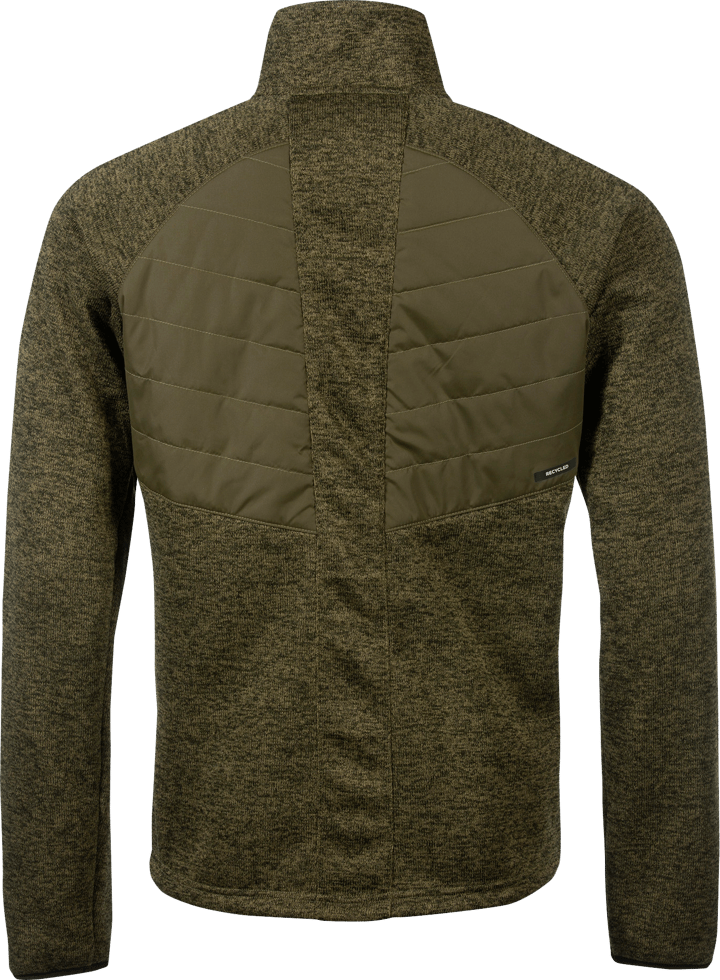 Halti Men's Streams Hybrid Knit Layer Jacket Dark Olive Green Melange Halti