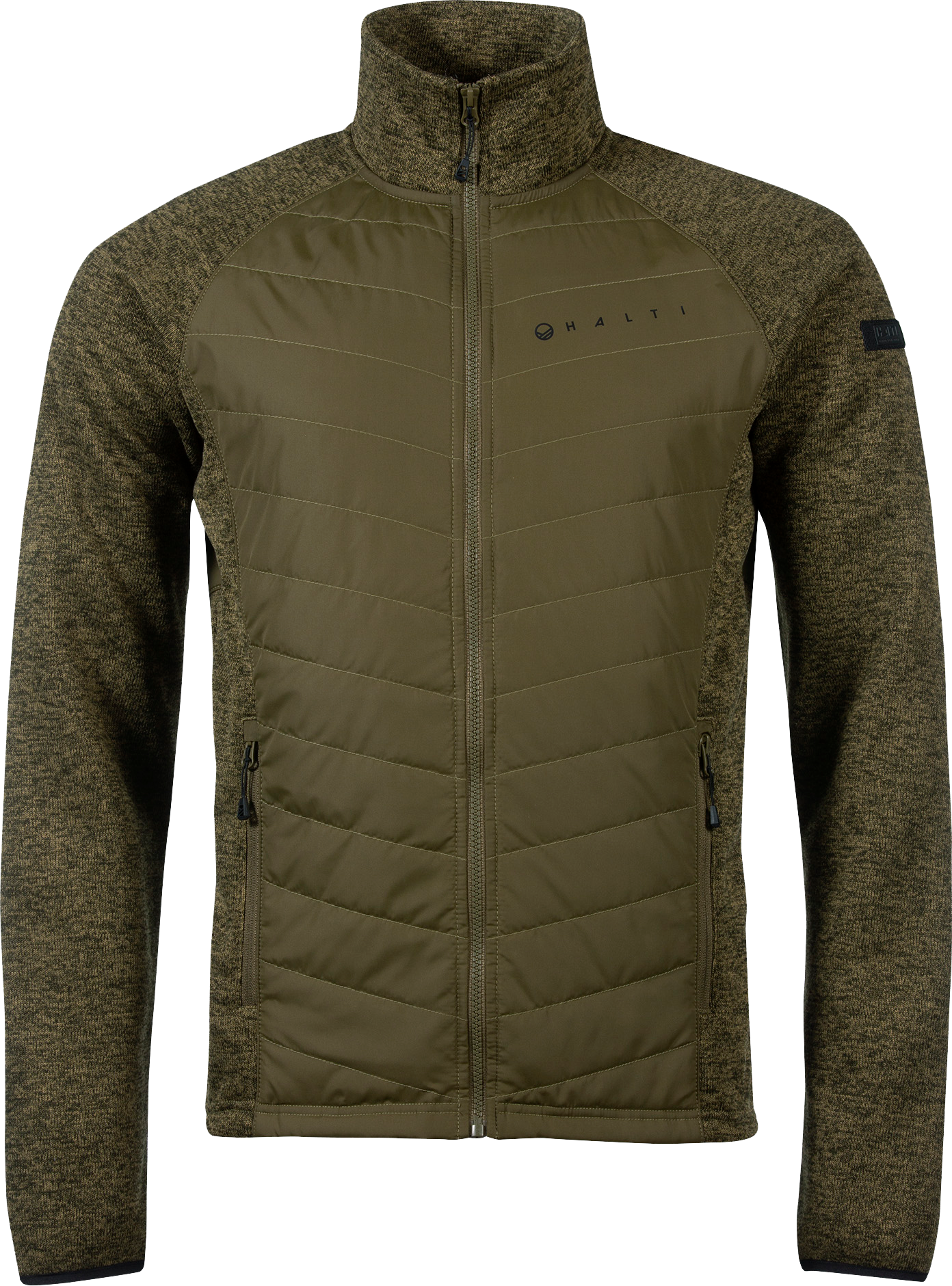 Dark olive green melange