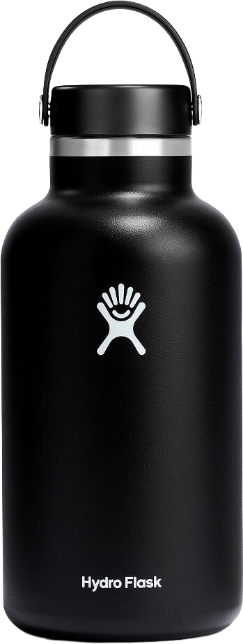 Hydro Flask Wide Mouth Flex 1900ml  Black Hydro Flask