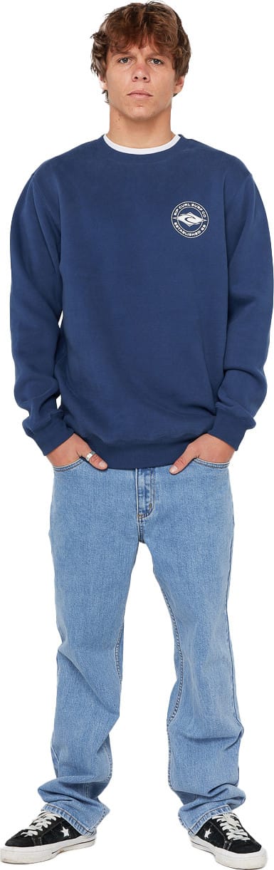 Rip Curl Men's Staple Crew Light Navy Rip Curl Rip Curl Men's Staple Crew Light Navy Rip Curl