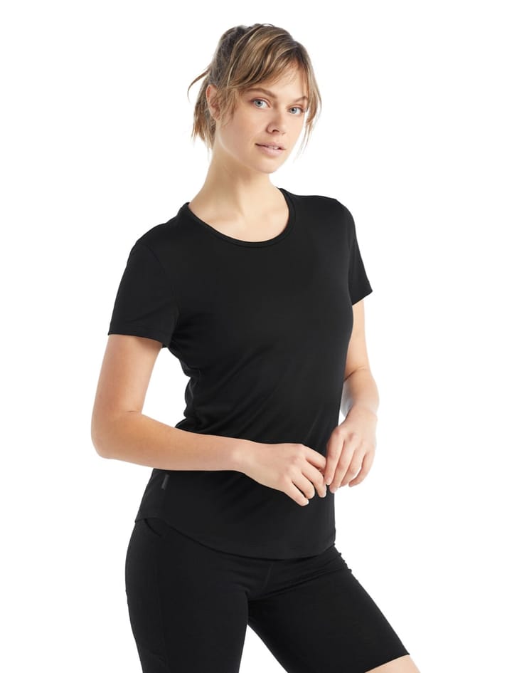 Icebreaker Women's Sphere II Short Sleeve Tee Black Icebreaker