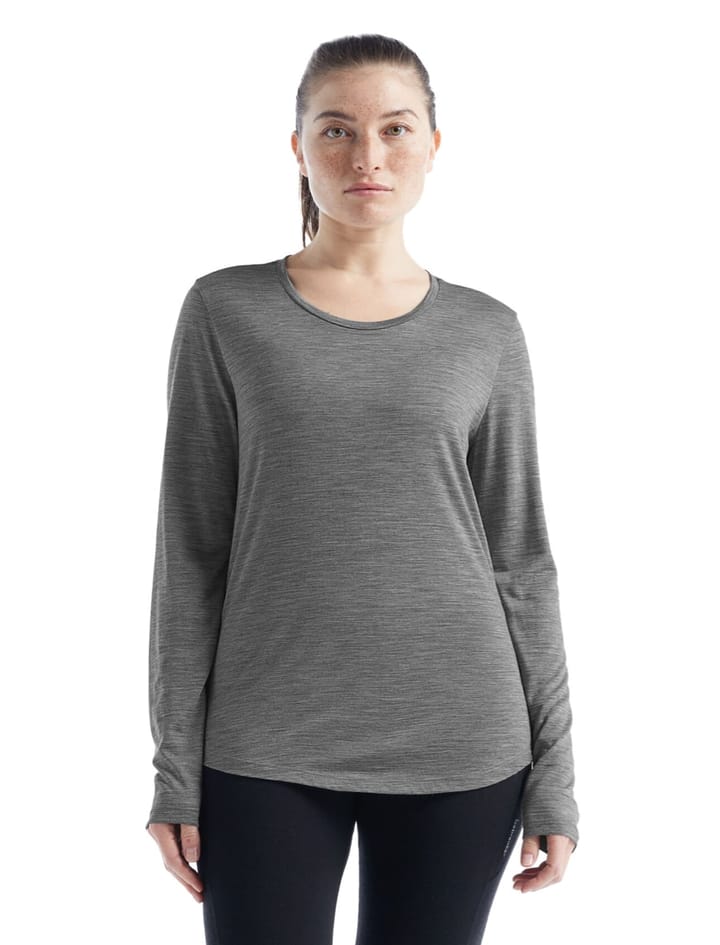 Icebreaker Women's Sphere II Long Sleeve Tee Metro Hthr Icebreaker Icebreaker Women's Sphere II Long Sleeve Tee Metro Hthr Icebreaker