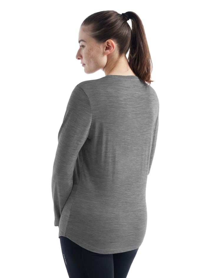 Icebreaker Women's Sphere II Long Sleeve Tee Metro Hthr Icebreaker Icebreaker Women's Sphere II Long Sleeve Tee Metro Hthr Icebreaker
