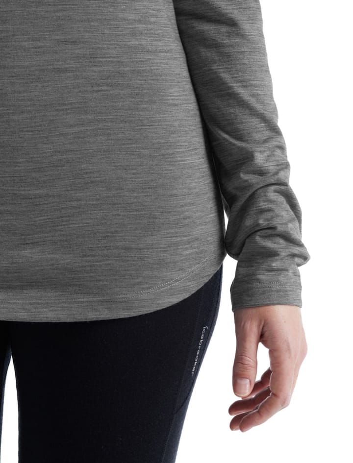 Icebreaker Women's Sphere II Long Sleeve Tee Metro Hthr Icebreaker