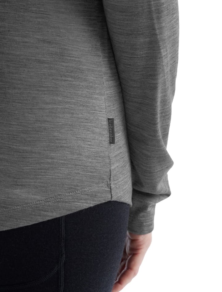 Icebreaker Women's Sphere II Long Sleeve Tee Metro Hthr Icebreaker